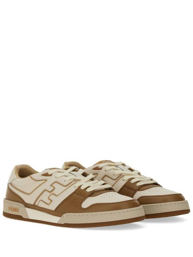 Fendi Match Low Top Sneakers Brown