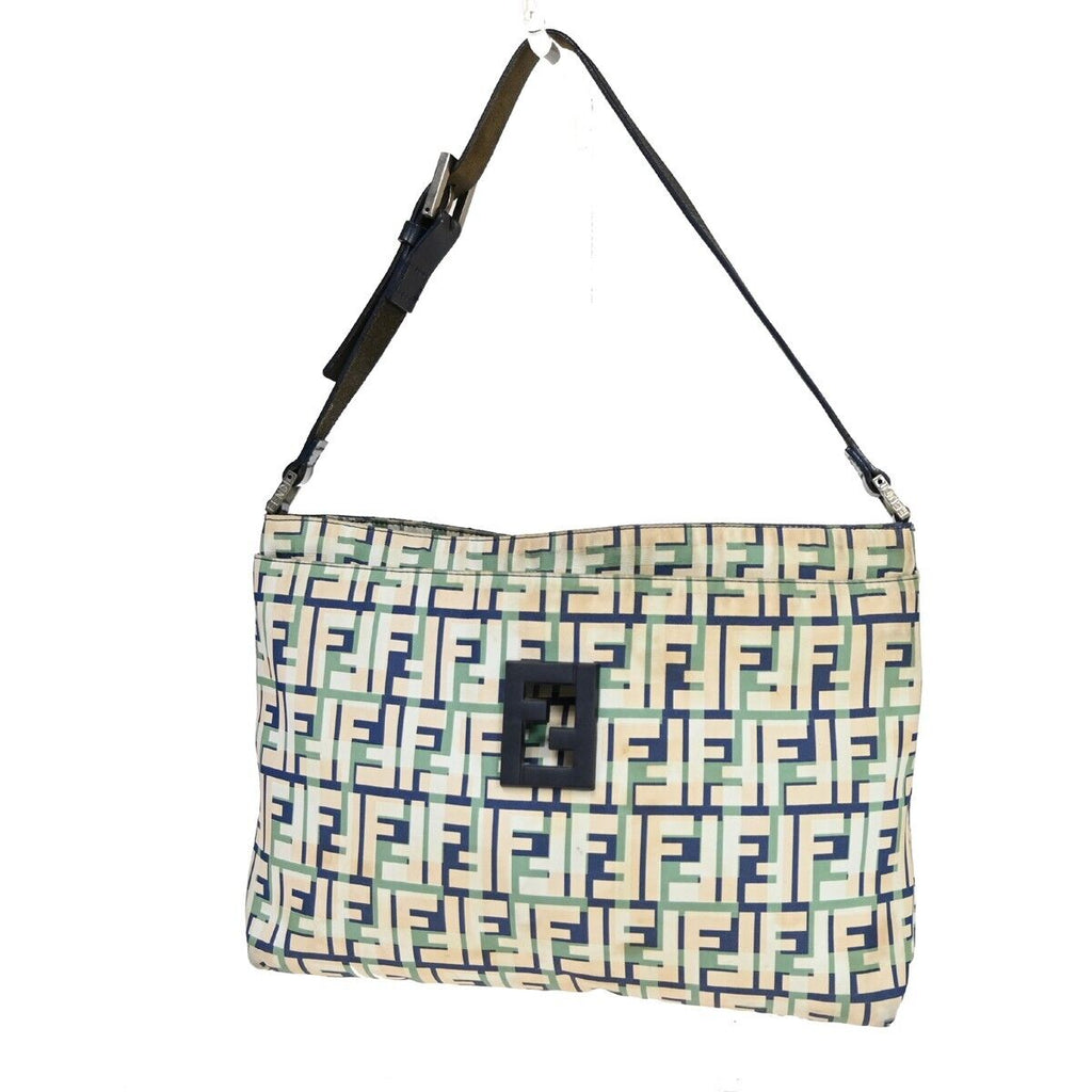 Fendi Zucca  Canvas Shoulder Bag ()