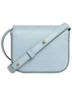CELINE Triomphe Small Shiny Calfskin Cross Bag Blue