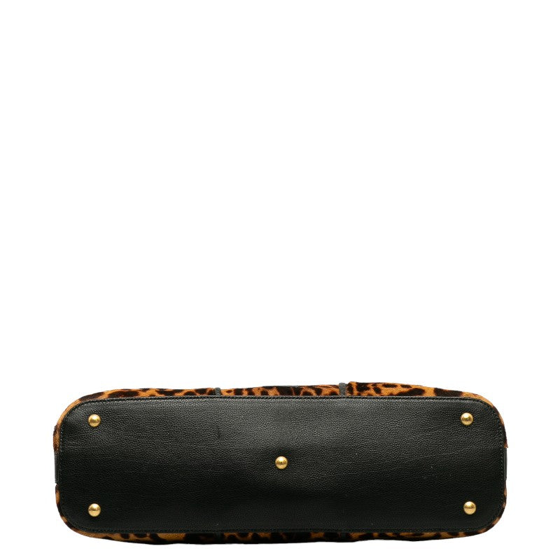 Saint Laurent Saint Laurent Handbags Harako/Leather Brown Black Ladies