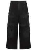 Balenciaga Cargo Straight Pants Black