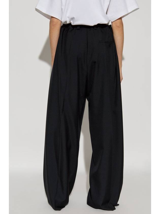 Balenciaga Balenciaga Trousers With Wool Finish, Women's, Black