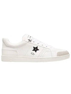 Star Leather Low Top Sneakers White Dior