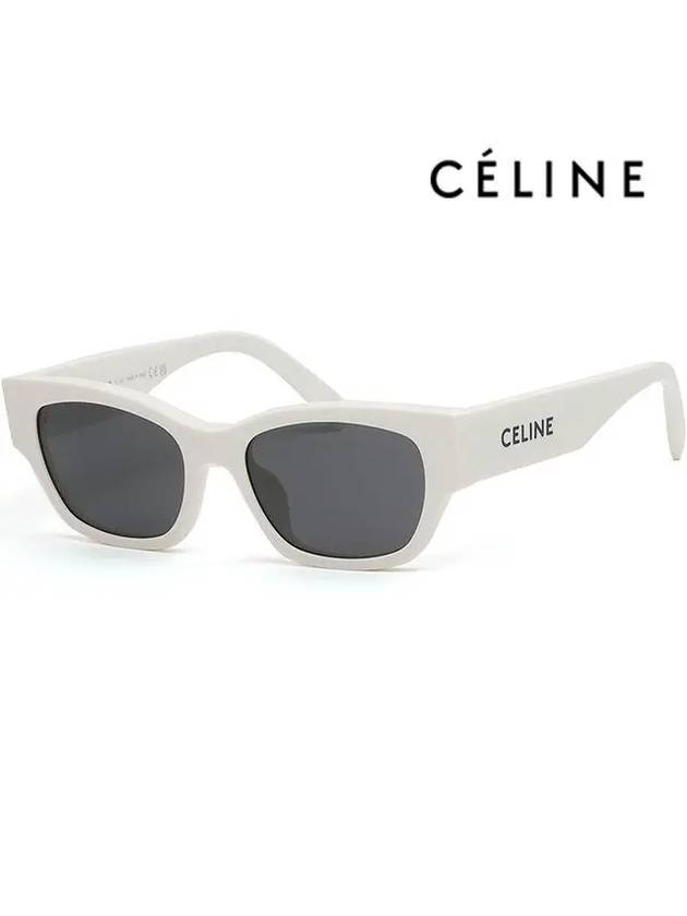 CELINE Eyewear Monochroms Sunglasses White