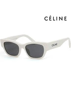 CELINE Eyewear Monochroms Sunglasses White