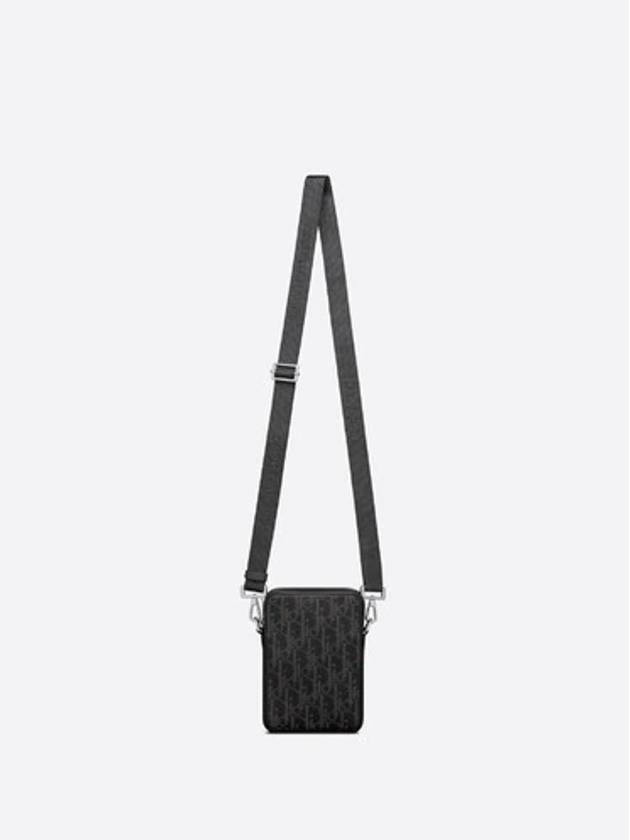 Homme Oblique World Tour Messenger Bag Black Dior