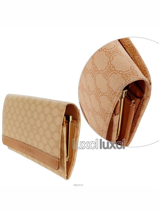 CELINE Blason Vintage Women s Long Wallet