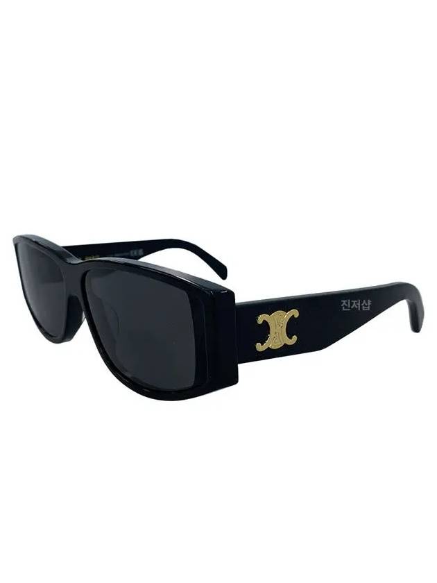 CELINE Eyewear Triomphe 07 Acetate Sunglasses Black