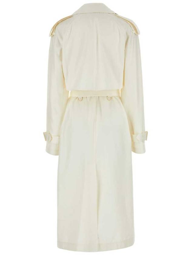 Burberry doublebreasted belted trench coat