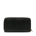 FENDI Long Wallet in Leather Black 8M0024 Ladies
