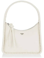 Fendi Mini Fendessence Hobo Shoulder Bag White