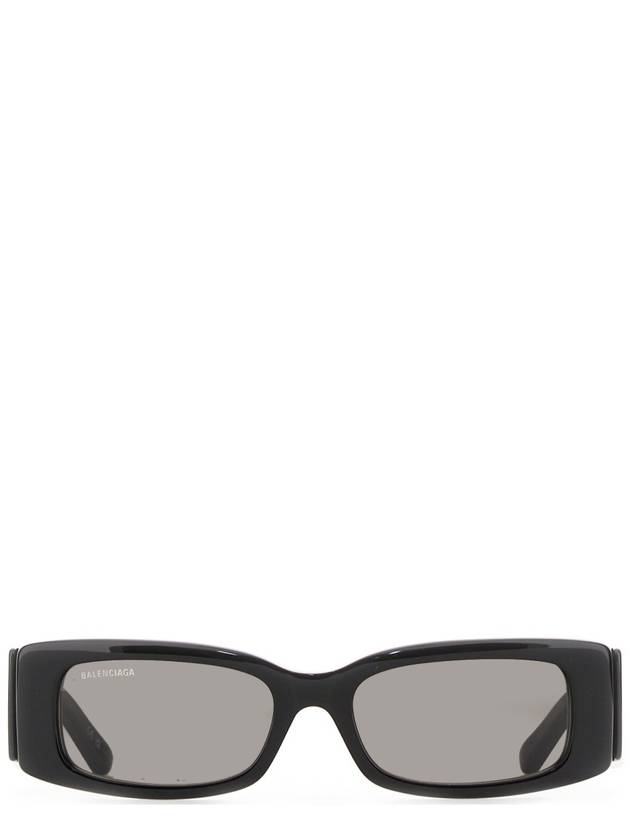 Balenciaga Eyewear Max Rectangle Sunglasses Black