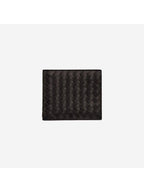 Bottega Veneta Intrecciato Weaving Half Wallet Espresso