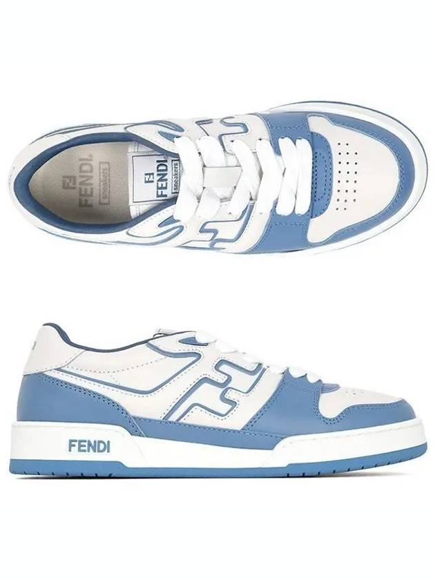 Fendi Match Low Top Sneakers Light Blue