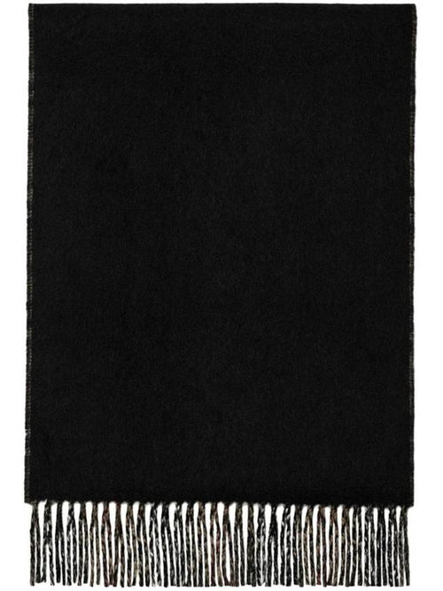 Burberry Check Cashmere Scarf Black