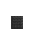 Bottega Veneta Intrecciato Slim Half Wallet Black