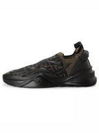 Fendi Flow Low Top Sneakers Black Brown