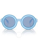 Burberry Burberry Junior Light Blue Round Unisex Sunglasses JB4386 404572 20-27