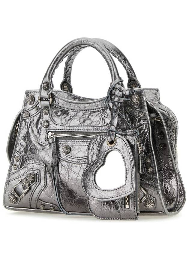 Balenciaga Neo Cagole City XS Shoulder Bag Silver