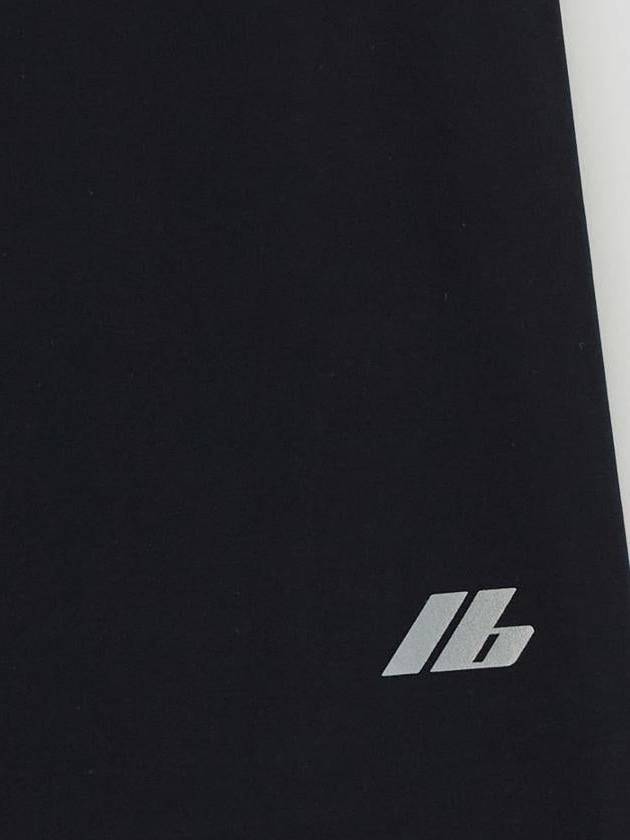 Balenciaga reflective logo leggings black