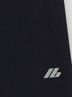 Balenciaga reflective logo leggings black