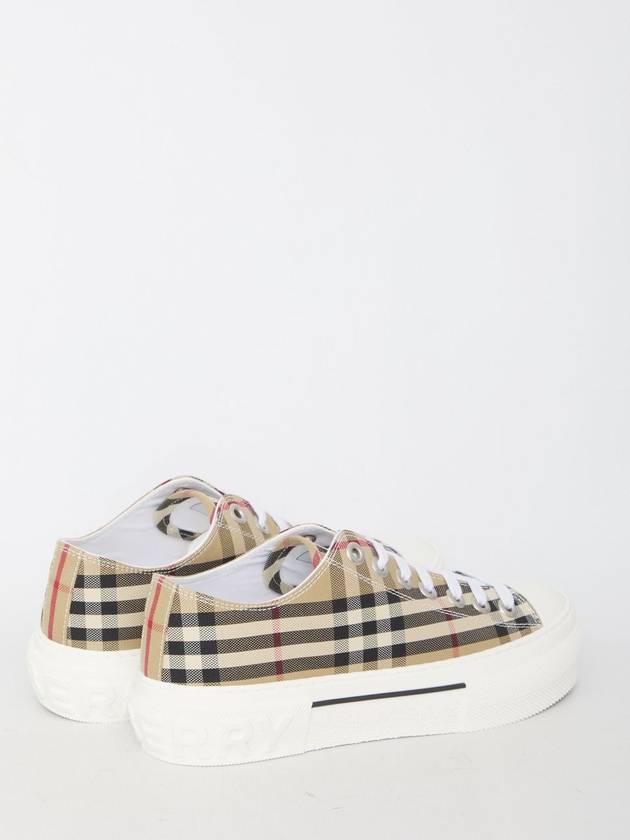 Burberry Vintage Check Cotton Sneakers Archive Beige