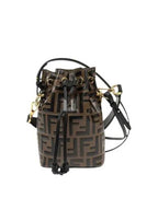 Fendi Mon Tresor Small Bucket Bag Brown