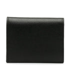 FENDI Double Folded Wallet 8MO837 in Black Leather Ladies