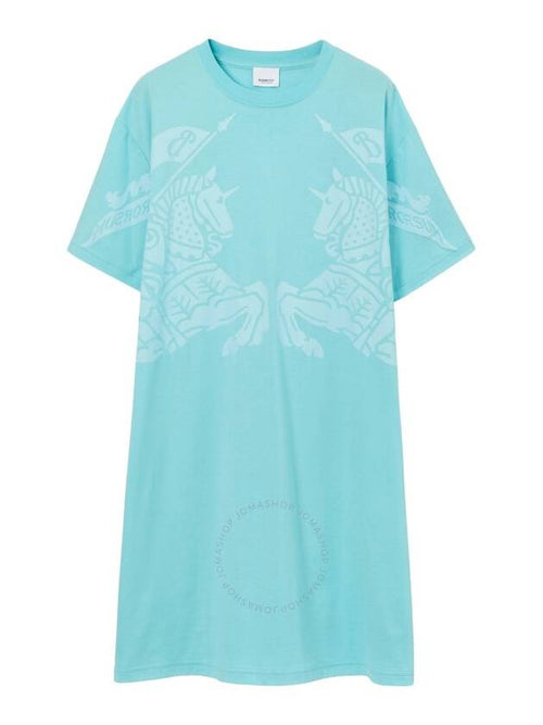 Burberry Burberry Connie Mirrored EKD Print Cotton T Shirt Dress Size Small