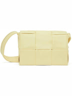 Bottega Veneta Cassette Small Leather Cross Bag Yellow