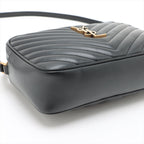Saint Laurent Lounge Camera Leather Shoulder Bag Black 612544