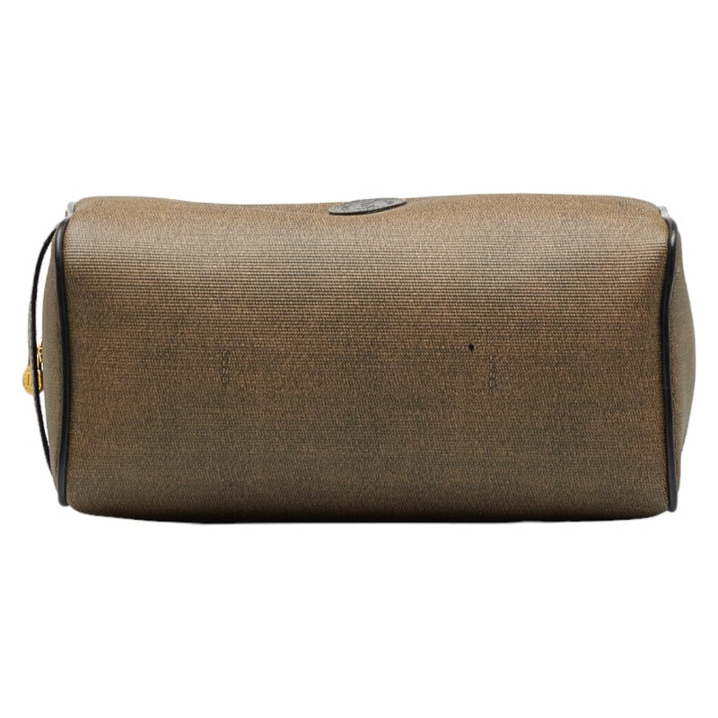 FENDI FENDI 00927 Second Bag PVC/Leather Brown Black