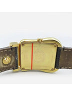 Fendi 3800G B N 3P diamond gold plated mother of pearl leather band unisex watch