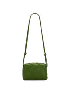 Bottega Veneta Cassette Intrecciato Small Cross Bag Avocado