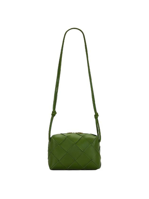 Bottega Veneta Cassette Intrecciato Small Cross Bag Avocado