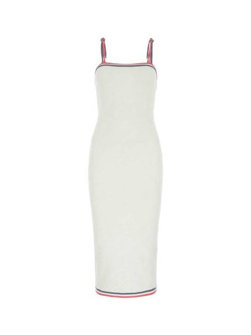 Fendi midi dress FZDB45ANZE F0ZNM WHITE