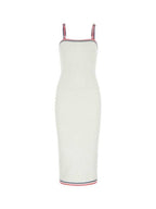 Fendi midi dress FZDB45ANZE F0ZNM WHITE