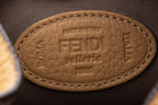 Fendi Mon Tresor Camel Leather Cross-Body Bucket