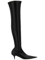 Balenciaga Avenue Nappa Leather Long Boots Black