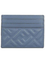 Fendi FF Baguette Flap Card Wallet Blue