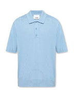 Burberry Burberry Rowanson Polo Knit Silk Blend T-Shirt, Size Medium