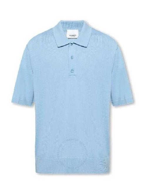 Burberry Burberry Rowanson Polo Knit Silk Blend T-Shirt, Size Medium