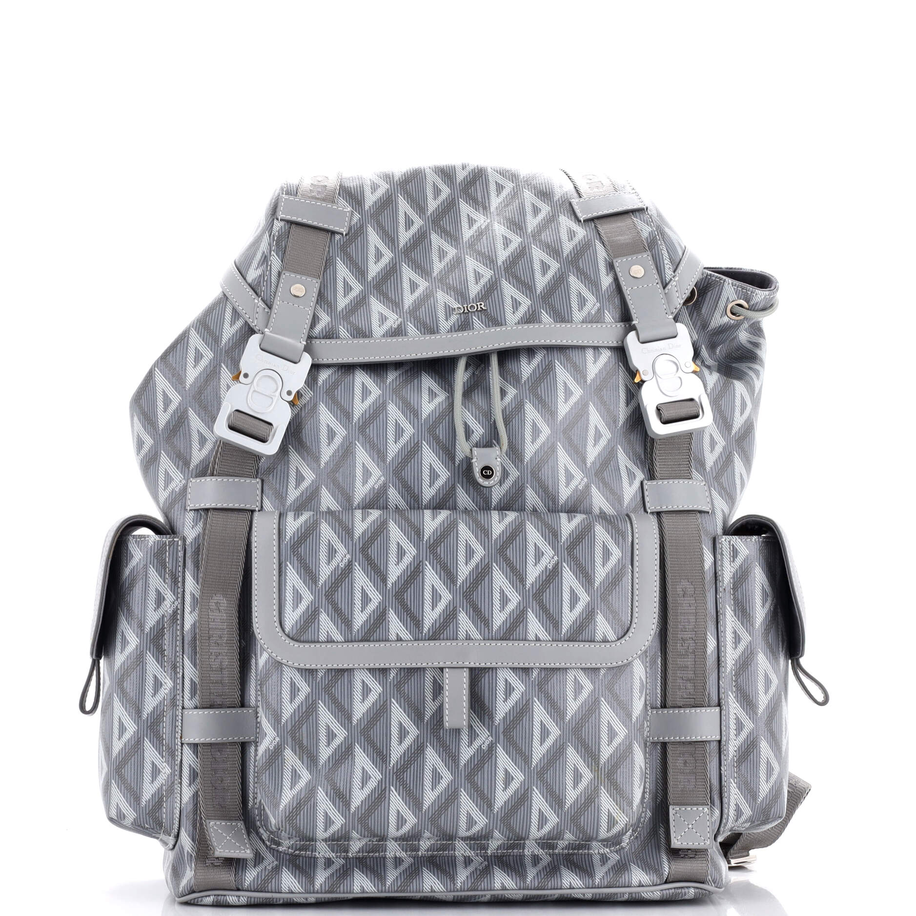 Dior Hit the Road Backpack CD Diamond Coated Canvas