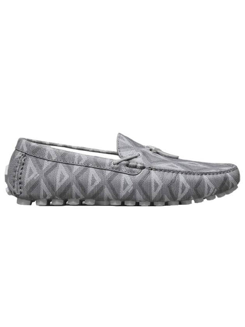 CD Diamond Drawstring Loafers Grey Dior