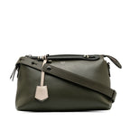 Fendi Byzaway Handbags 2WAY 8BL146 Grey Black Leather  Fendi
