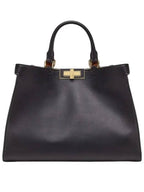 Fendi Peekaboo X Small Tote Bag Black