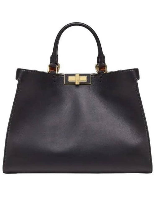 Fendi Peekaboo X Small Tote Bag Black