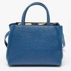 Fendi Blue Leather Petite Sac 2Jours Tote..