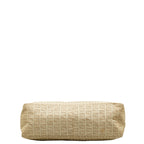 Fendi Zubkino Handbags 8BH138 Beige Canvas Ladies Fendi