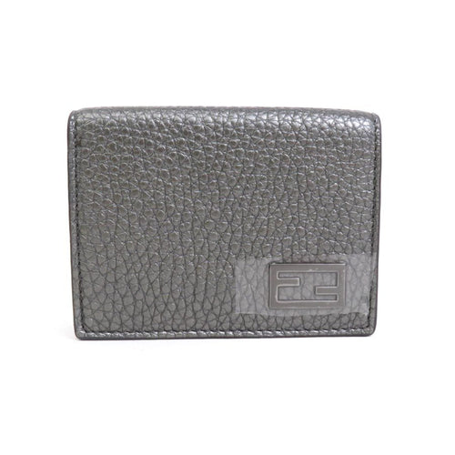 Fendi Metallic  Leather Wallet (Tri-Fold) ()